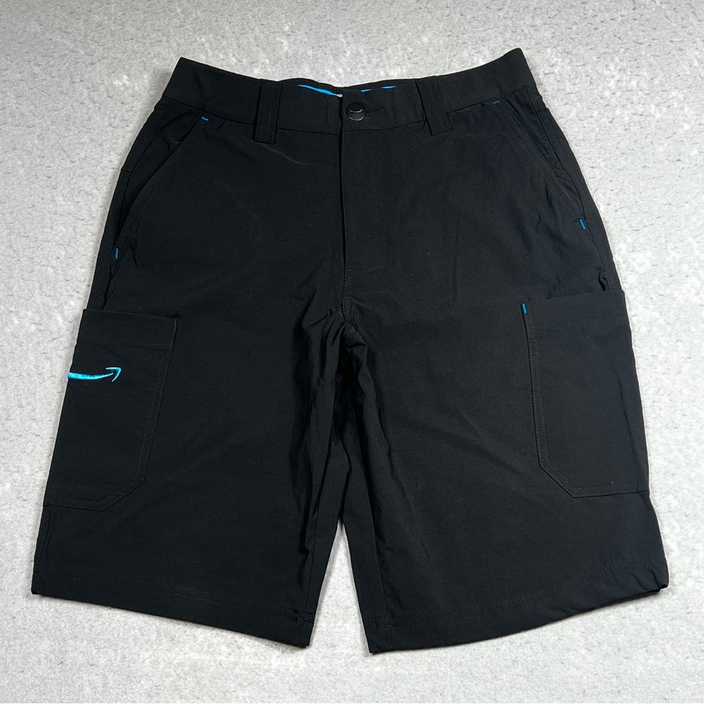 Amazon Employee Shorts Mens XS 28-30 Black Performance Stretch Cargo Shorts